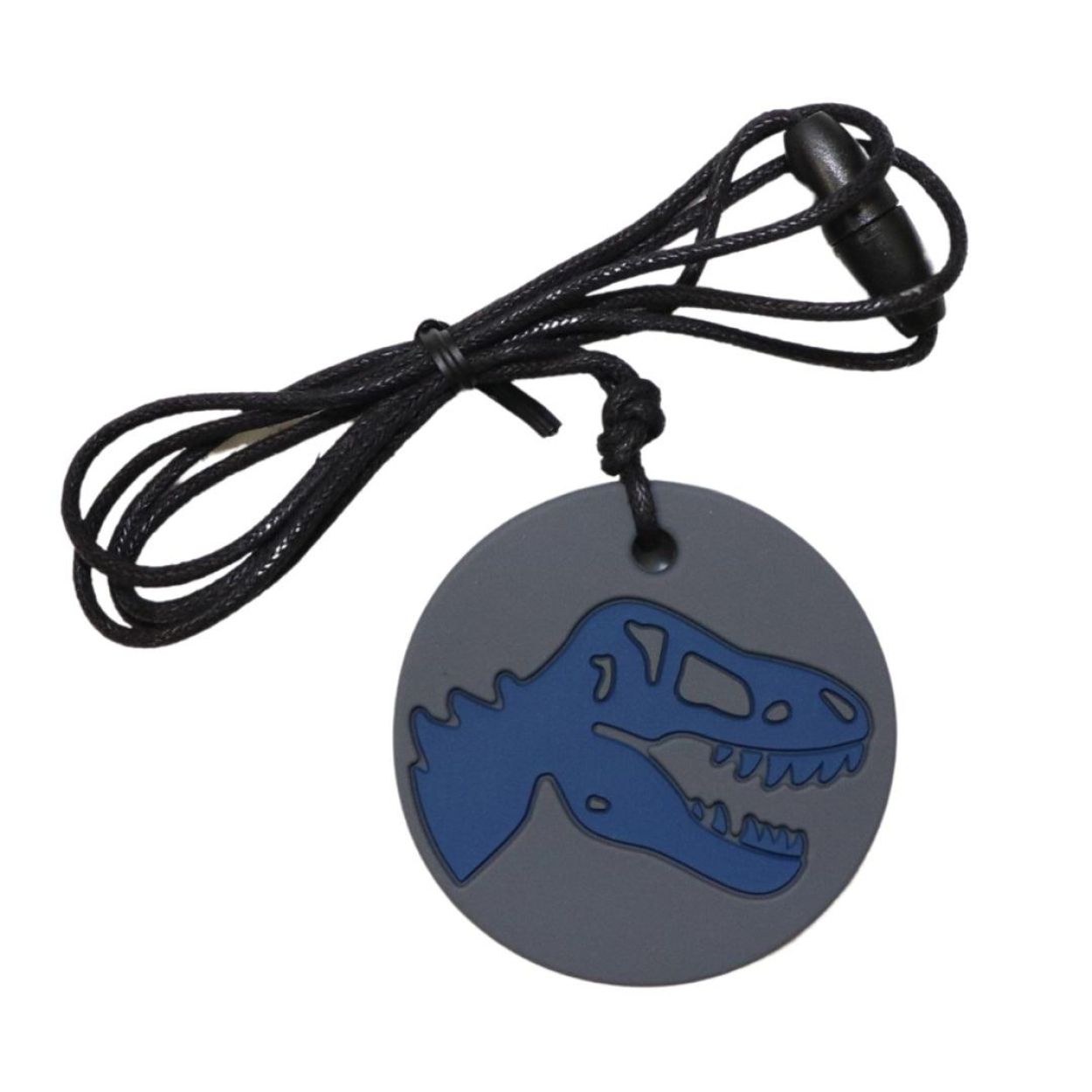 Jellystone Designs Kauwketting Dino Grijs-Blauw (JS-DPG) - SPADT - speelgoed met advies
