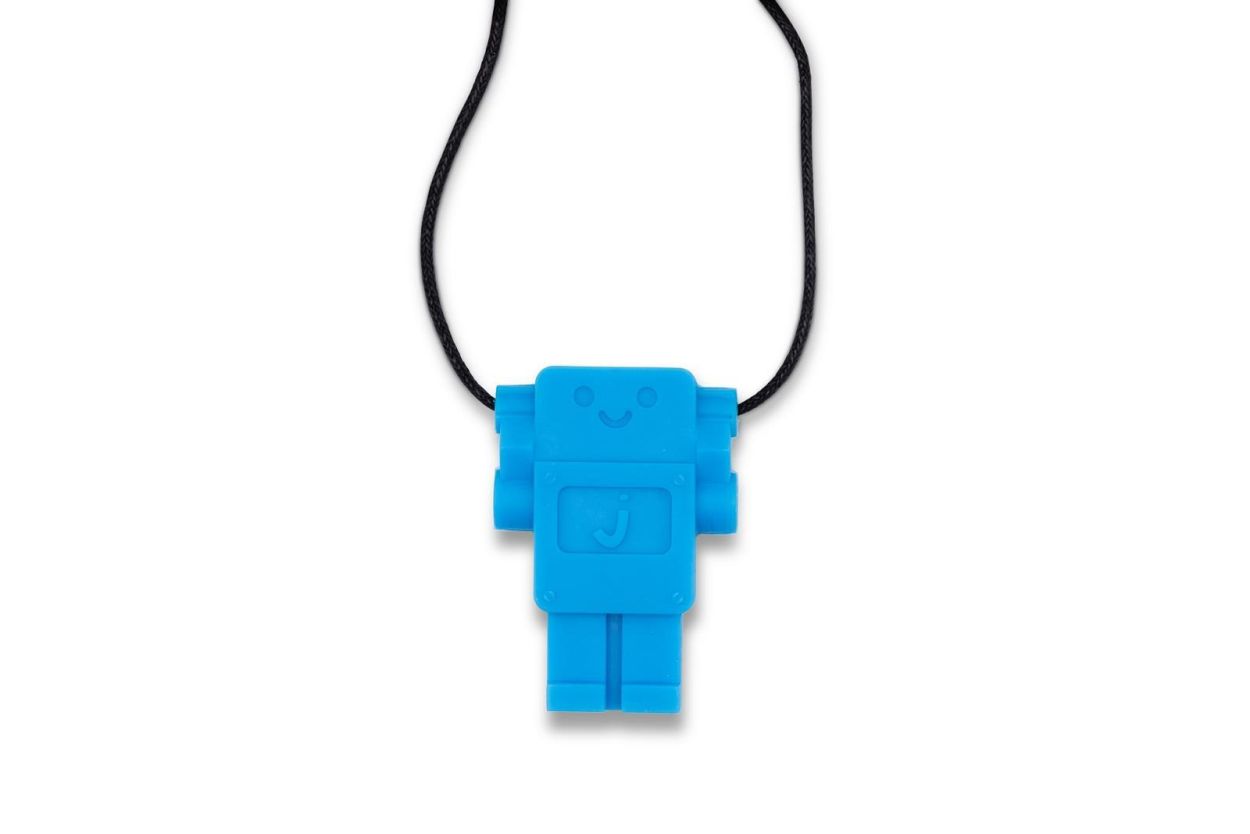 Jellystone Designs Kauwketting Robot Blue Hawaiian (JS-RBH) - SPADT - speelgoed met advies
