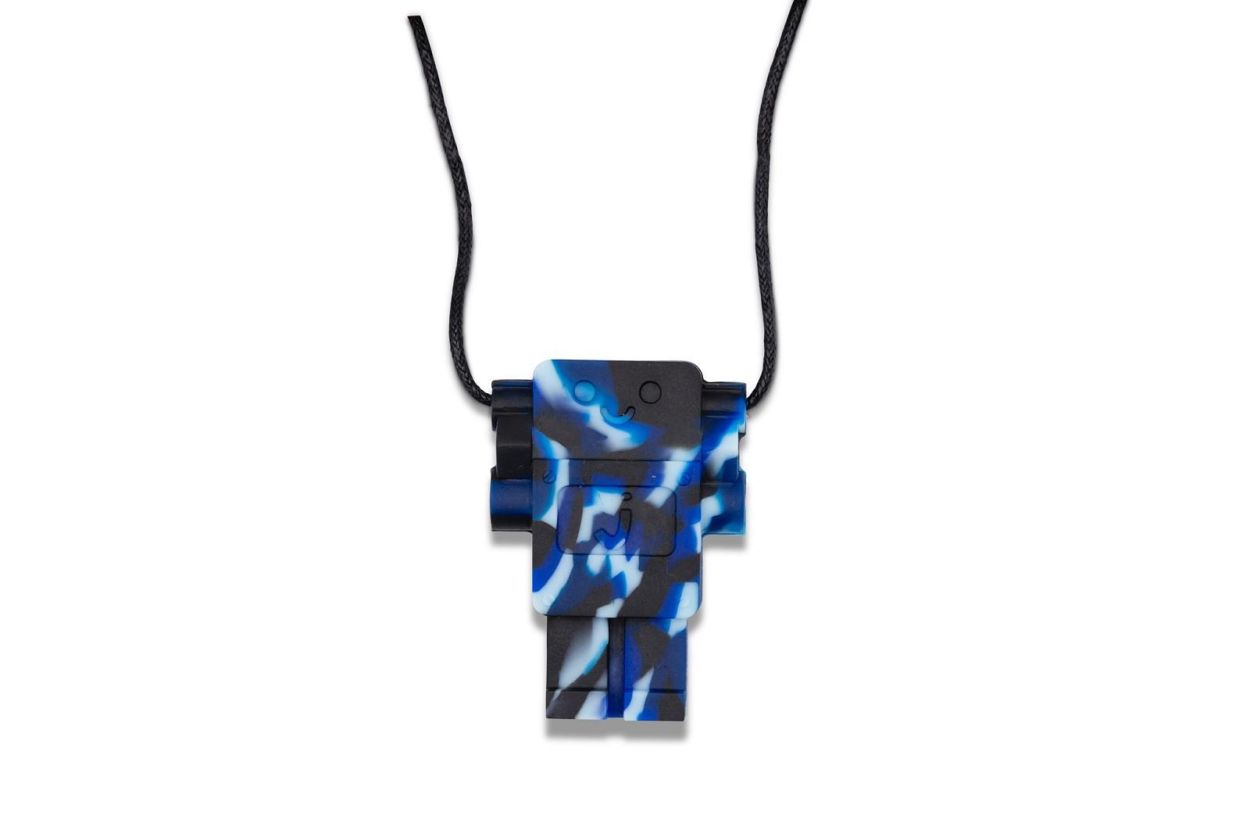 Jellystone Designs Kauwketting Robot Camo Marine (JS-RMARINE) - SPADT - speelgoed met advies