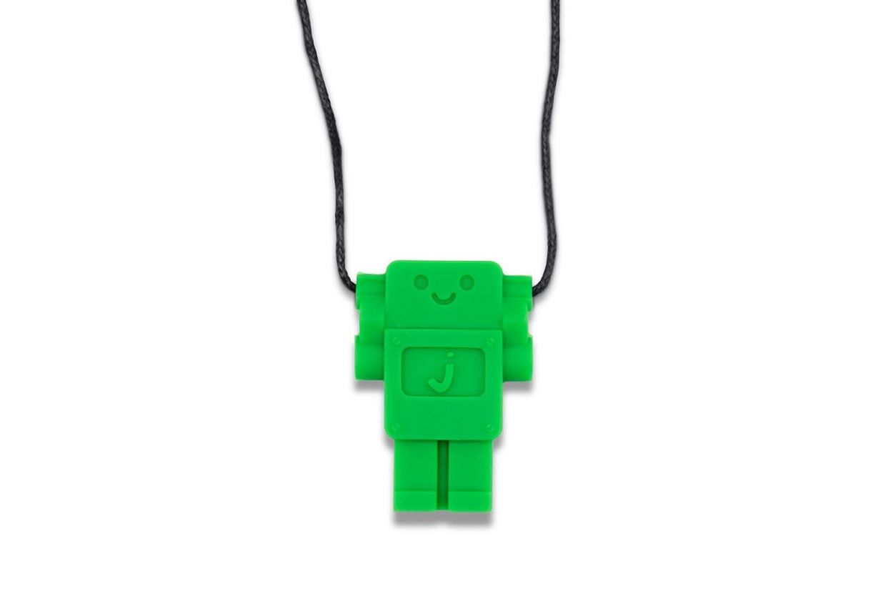 Jellystone Designs Kauwketting Robot Grassy Green (JS-RGG) - SPADT - speelgoed met advies