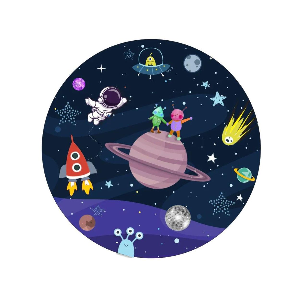 Jellystone Designs Tray Play Speelmat 'Galaxy' (JS-TPIGX) - SPADT - speelgoed met advies