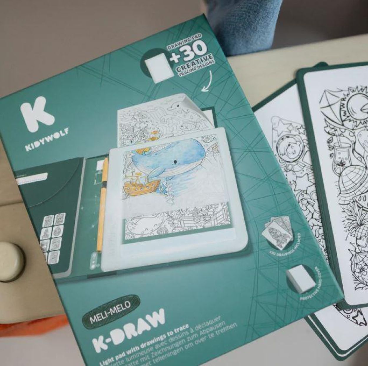 Kidywolf K-Draw Pad Meli-Melo (K-DRAW-PAD-MEL) - SPADT - speelgoed met advies