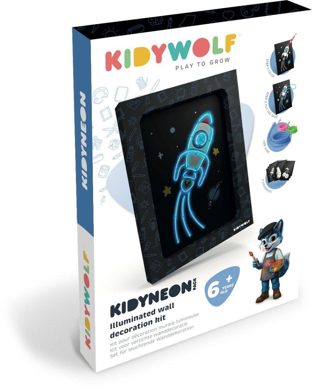 Kidywolf KidyNeon Pack (KIDYNEON-PACK-AKG) - SPADT - speelgoed met advies