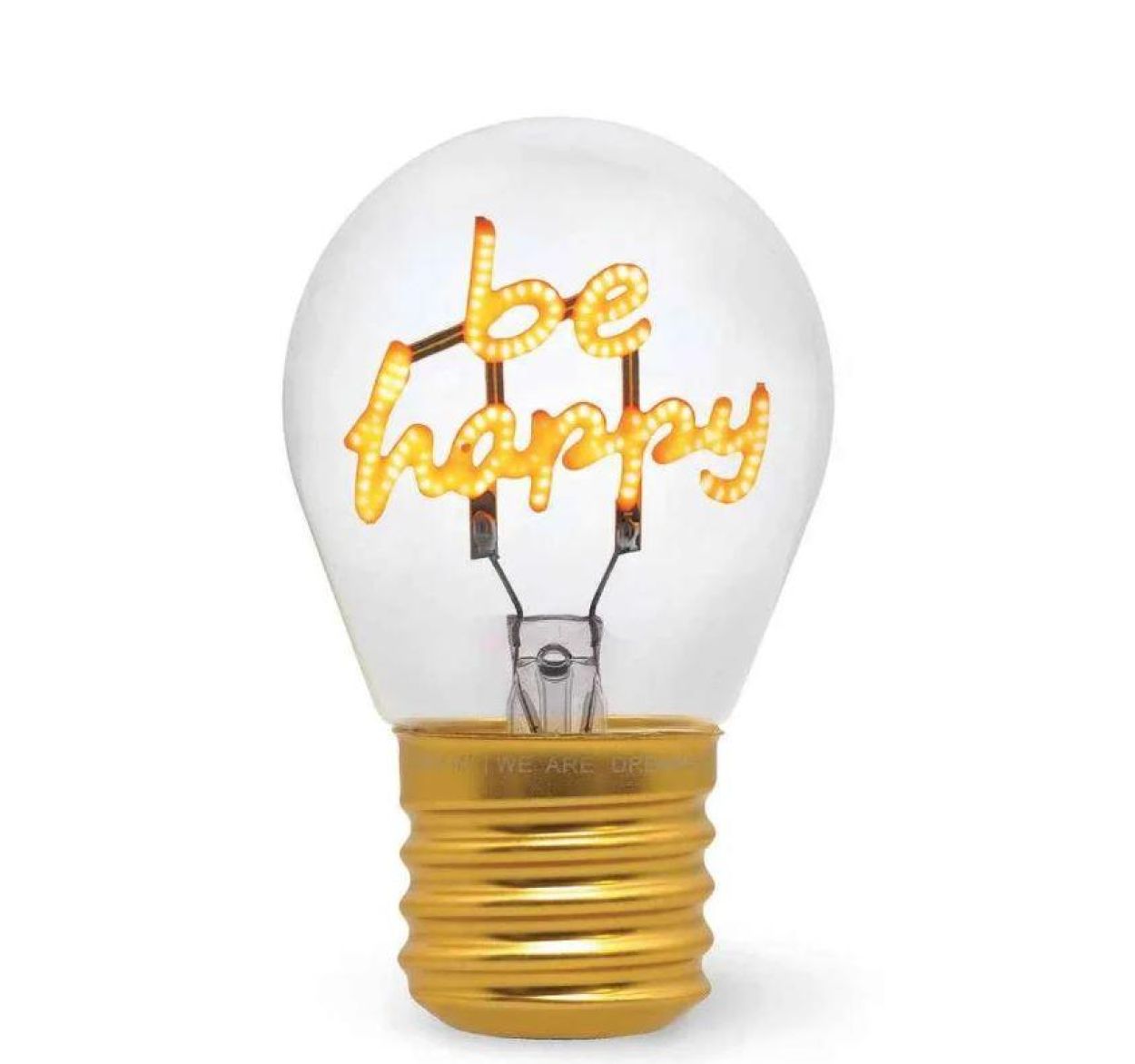 Legami Bulb Fiction Tafellamp Be Happy (CLB0015) - SPADT - speelgoed met advies