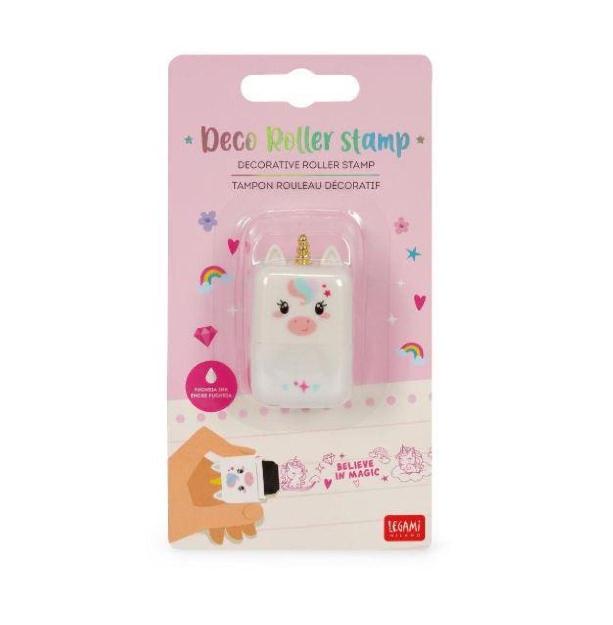 Legami Decoratieve Roller Unicorn (ROS0003) - SPADT - speelgoed met advies