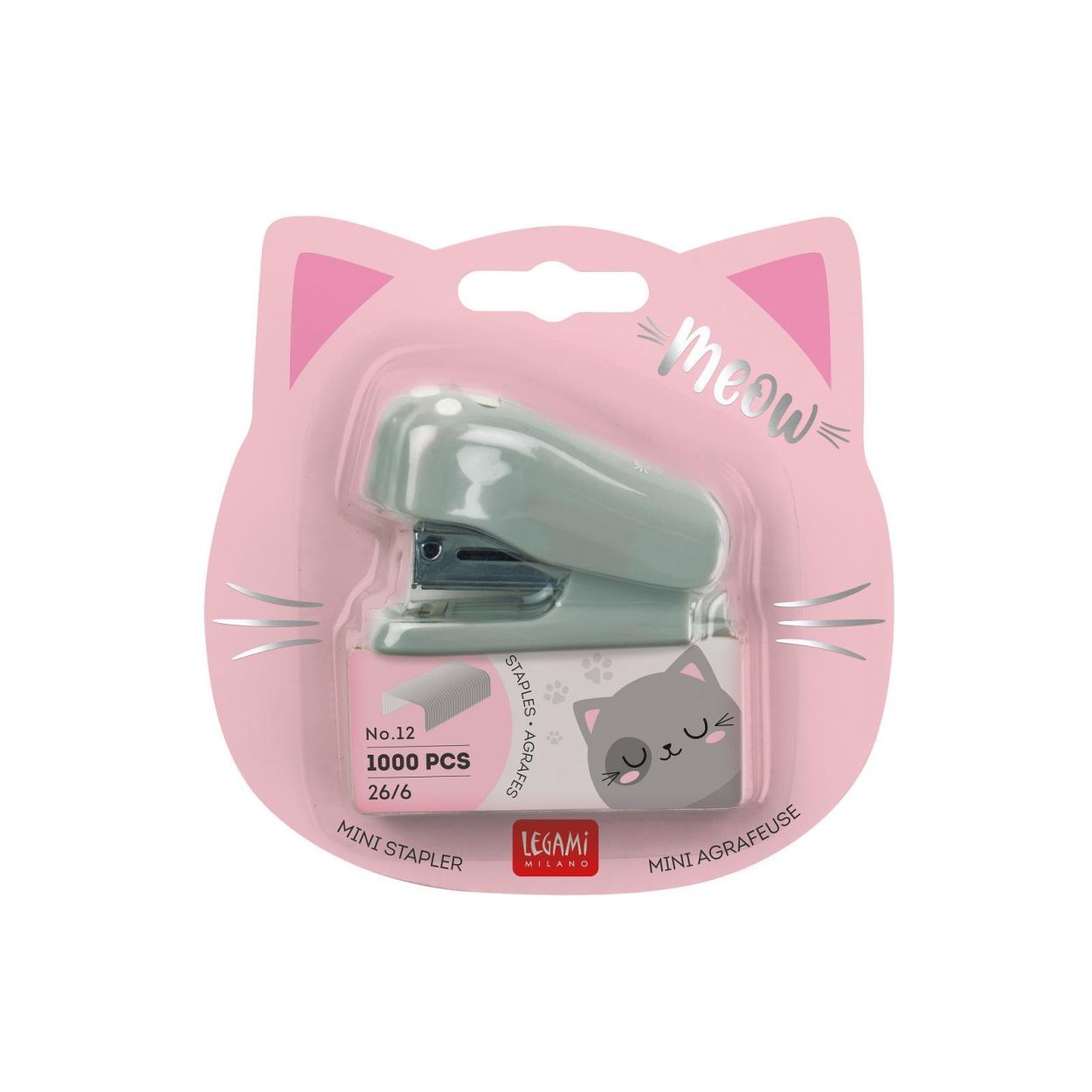 Legami Mini Nietjesmachine Meow Kitty (STAP0003) - SPADT - speelgoed met advies