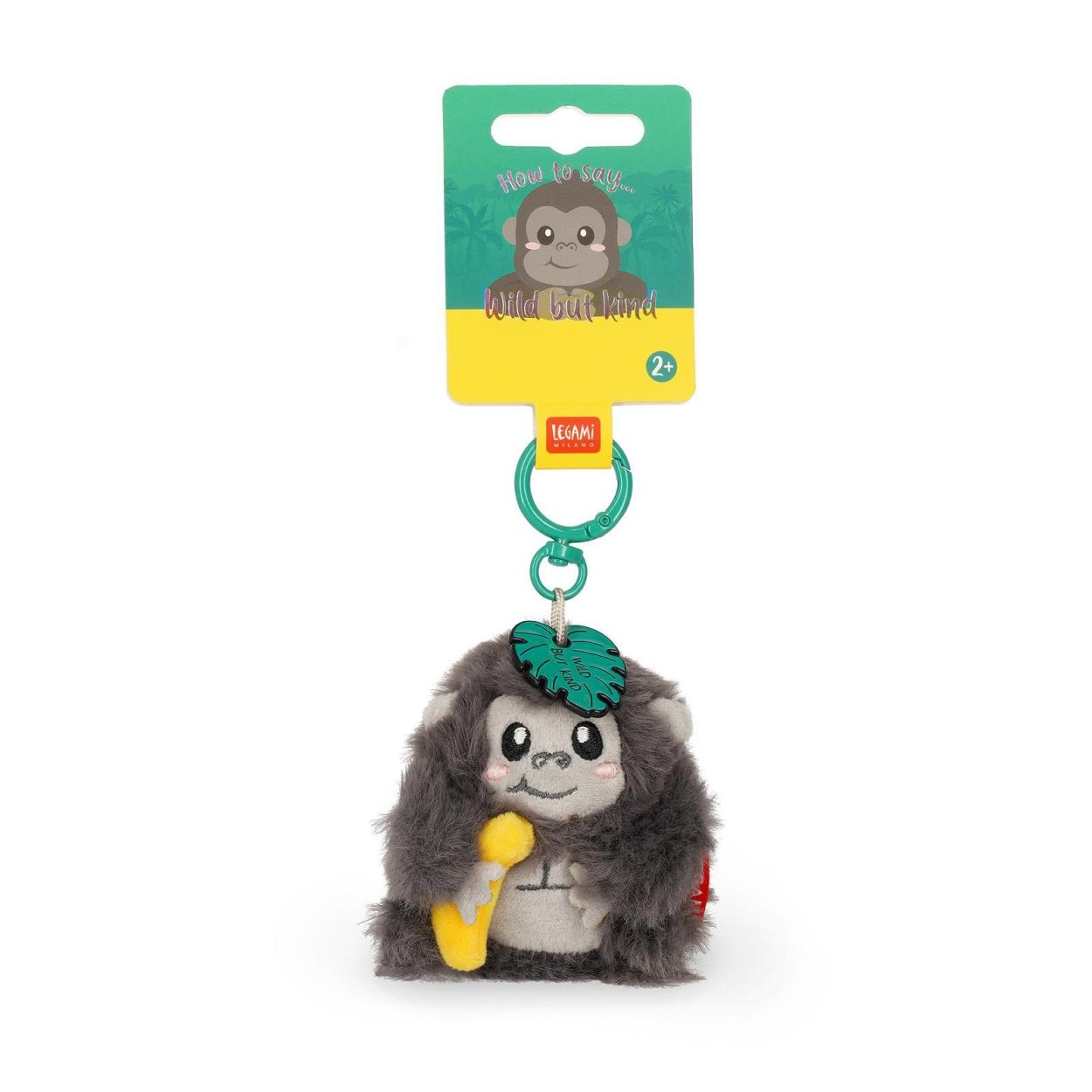 Legami Super Soft Sleutelhanger Gorilla (SPK0019) - SPADT - speelgoed met advies