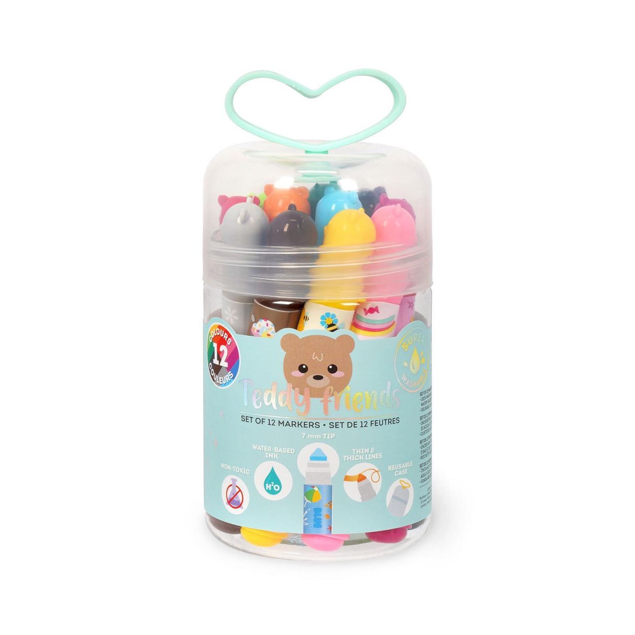 Legami Teddy Friends Markers (TDM0001) - SPADT - speelgoed met advies