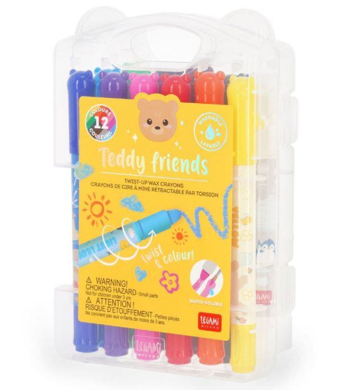 Legami Teddy Friends Twist-Up Wasco's (CRA0001) - SPADT - speelgoed met advies