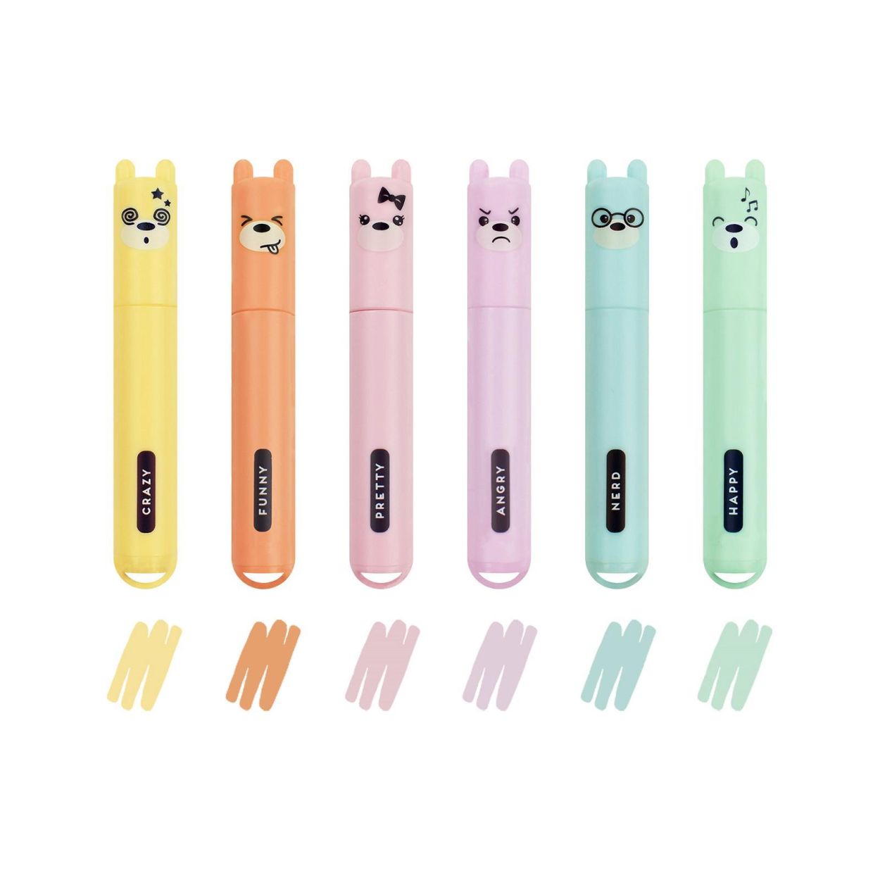 Legami Teddy Style 6 Mini Pastel Stiften (MHKIT4) - SPADT - speelgoed met advies