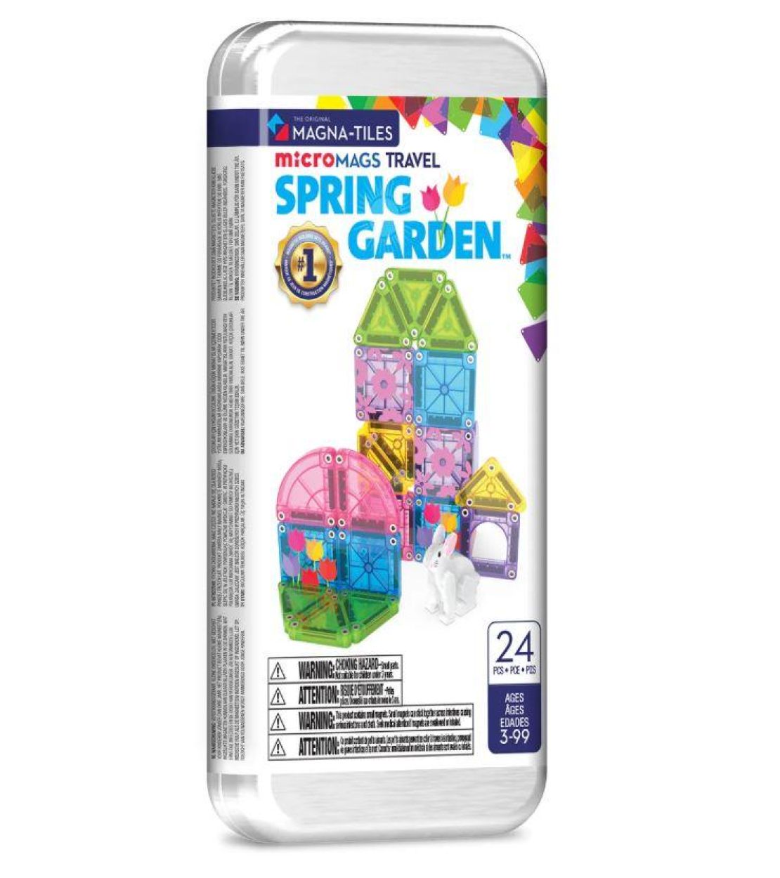 Magna-Tiles Magna-Tiles Spring Garden Travelset (264024SG) - SPADT - speelgoed met advies