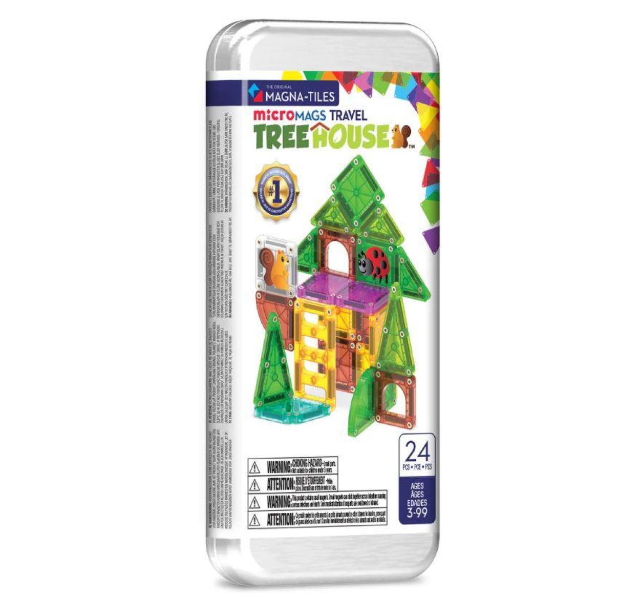 Magna-Tiles Magna-Tiles Tree House Travelset (264024THCDU) - SPADT - speelgoed met advies