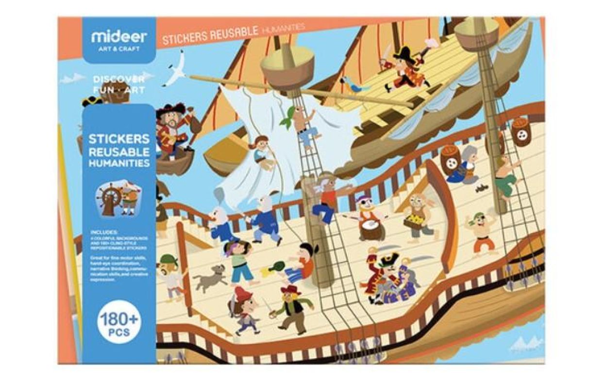 Mideer Herbruikbare Stickers Menselijke Figuren (MD1017) - SPADT - speelgoed met advies