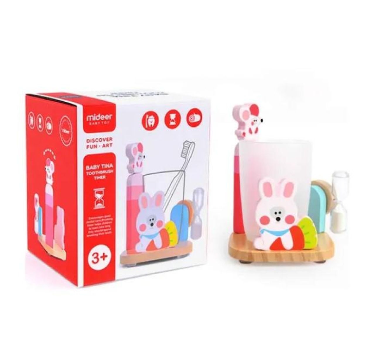Mideer Tandenborstel Zandloper Baby Tina (MD1063) - SPADT - speelgoed met advies