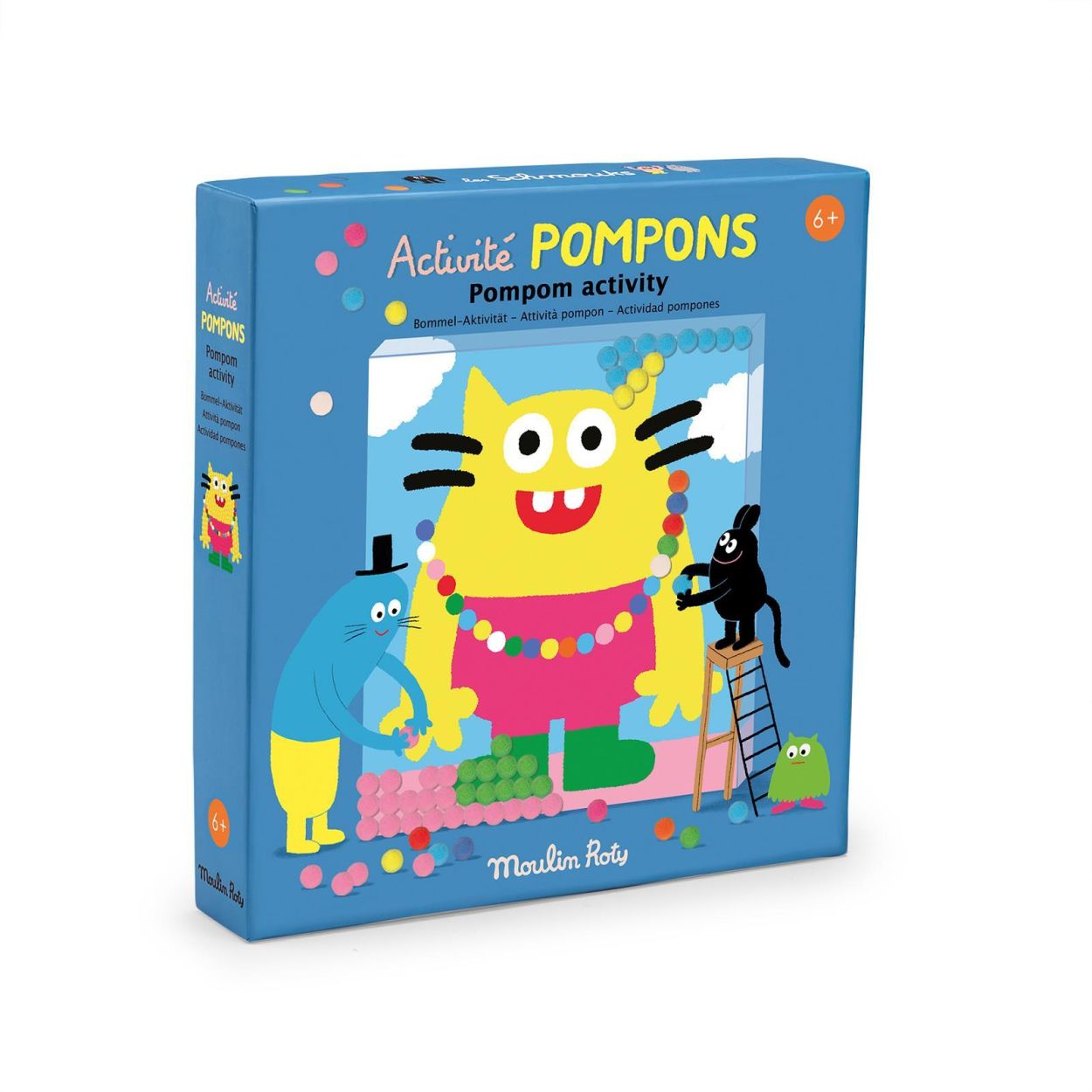 Moulin Roty Activiteitendoos Pompons (716617) - SPADT - speelgoed met advies