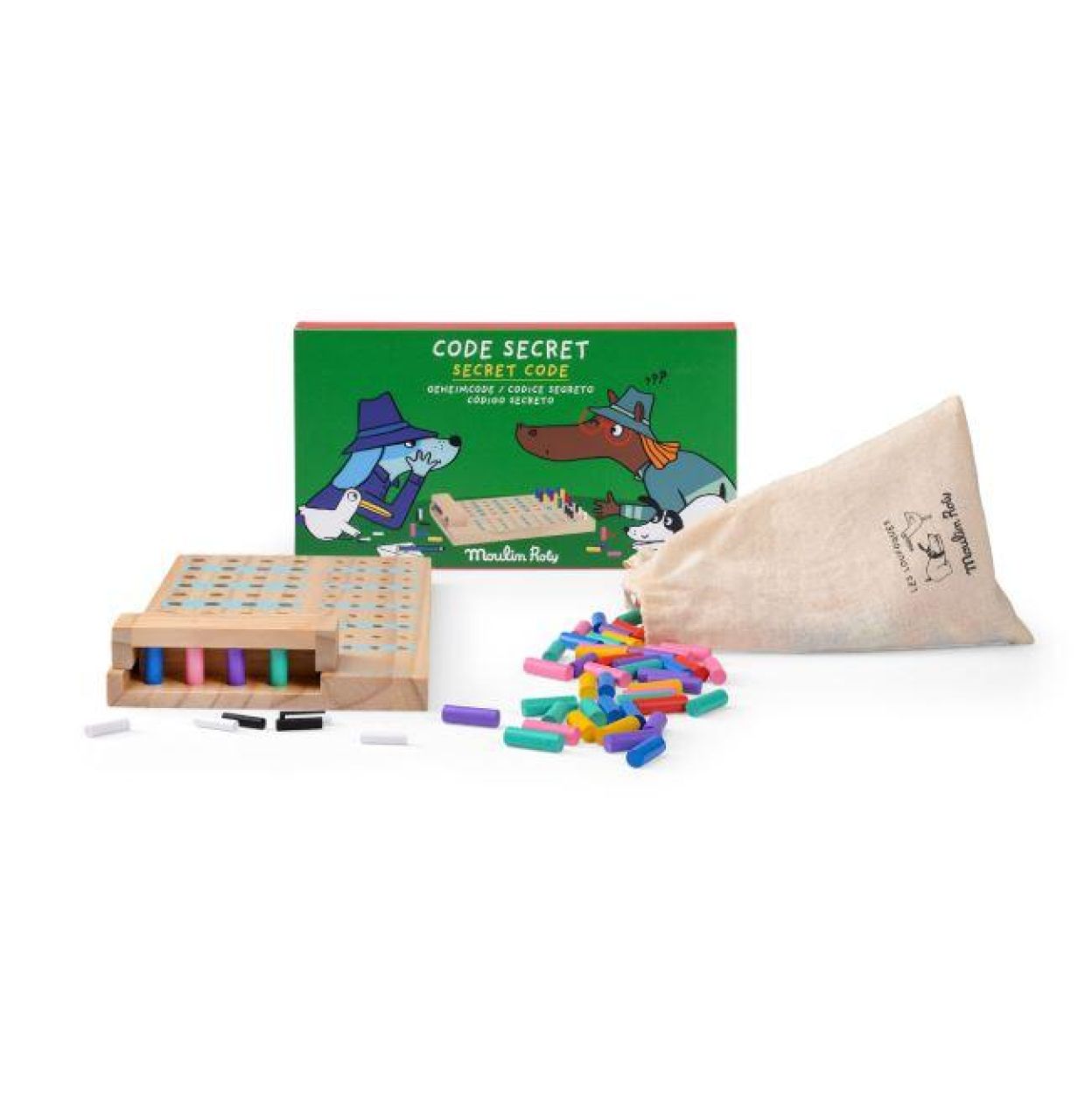Moulin Roty Geheimcode Mastermind (683365) - SPADT - speelgoed met advies
