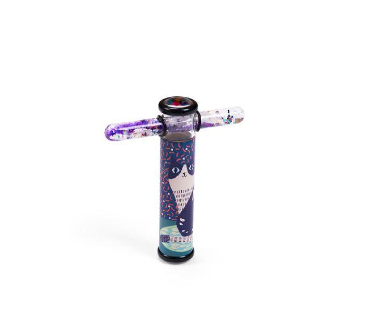 Moulin Roty Glow in the dark Kaleidoscoop 'Chat' (711181) - SPADT - speelgoed met advies