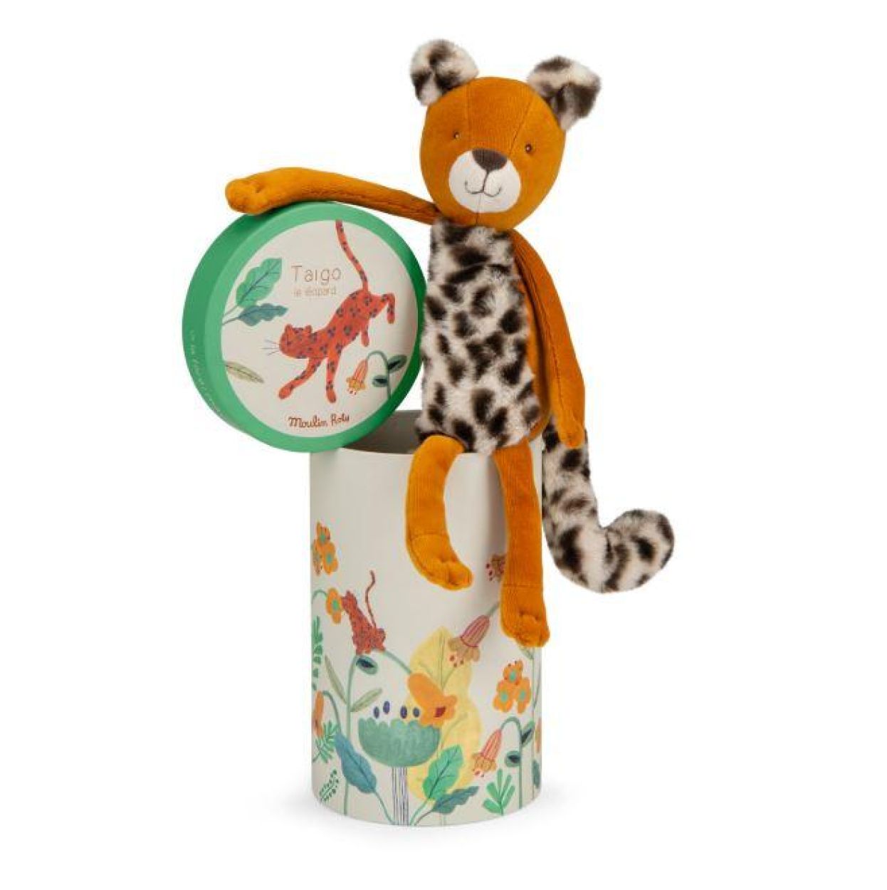 Moulin Roty Knuffel Luipaard Taïgo La Foret Mawa (688021) - SPADT - speelgoed met advies