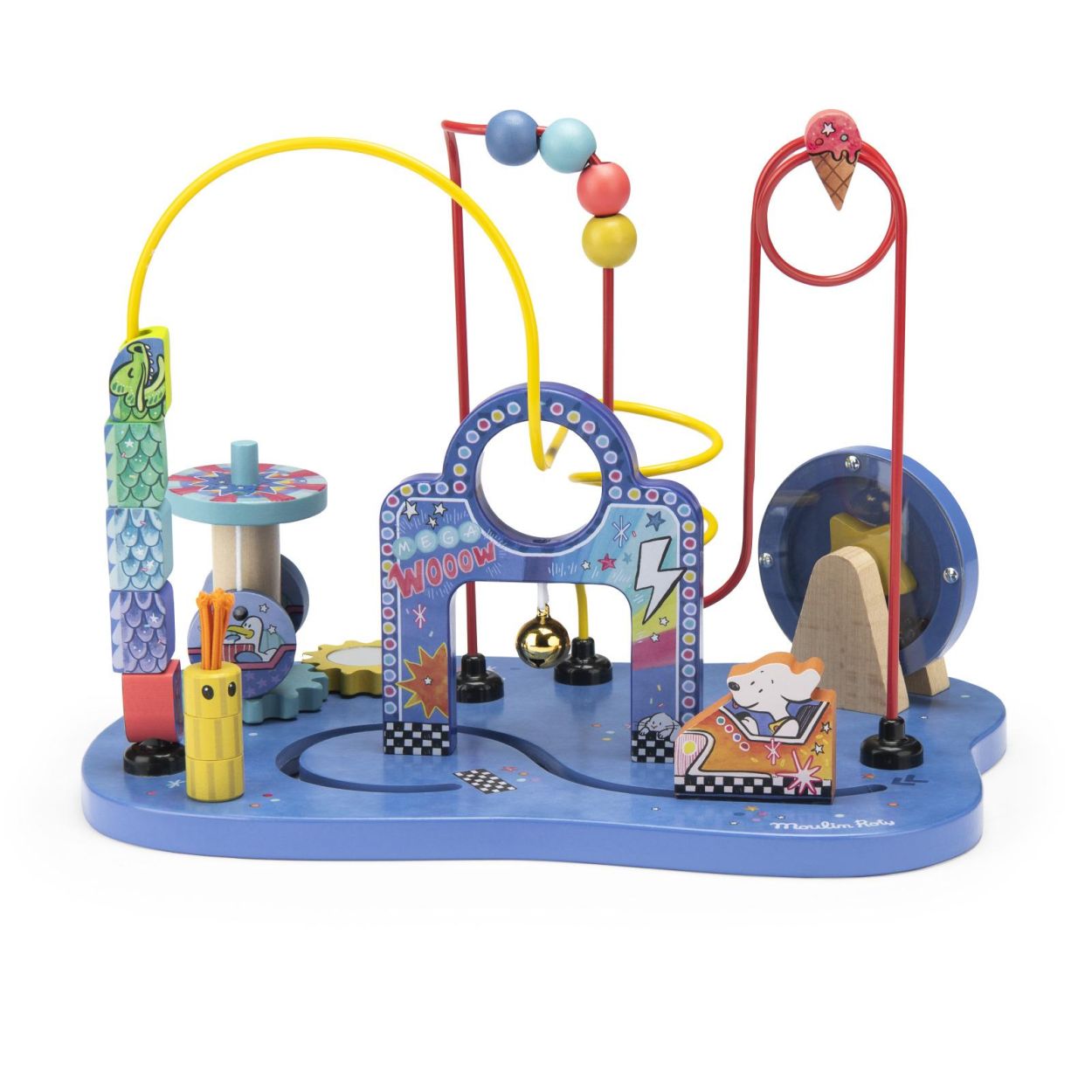 Moulin Roty Parelcircuit Kermisfoor Puce & Pilou (684376) - SPADT - speelgoed met advies