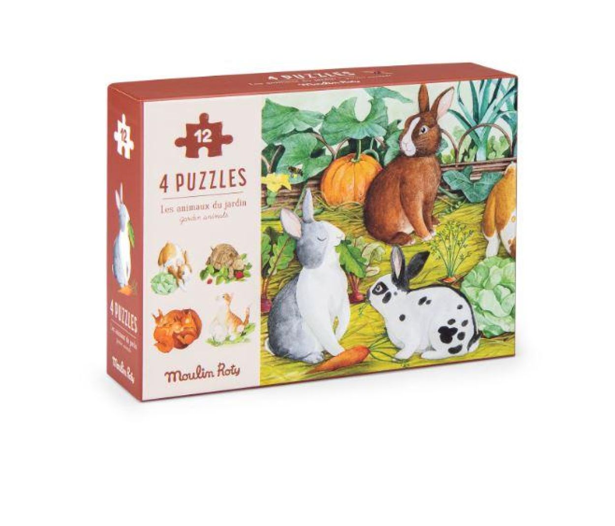 Moulin Roty Puzzels Tuindieren (712449) - SPADT - speelgoed met advies