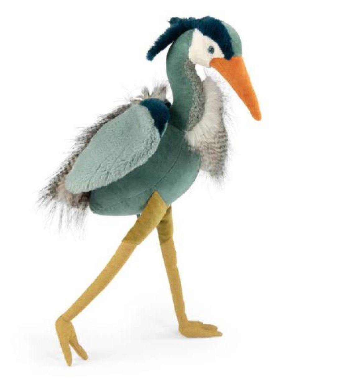 Moulin Roty Vogel Reiger 'Autour de Monde' (719051) - SPADT - speelgoed met advies