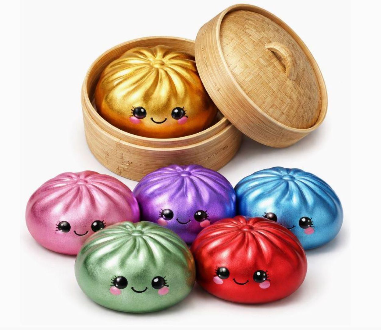  Mystery Squishy Dumplings (Glitter) () - SPADT - speelgoed met advies