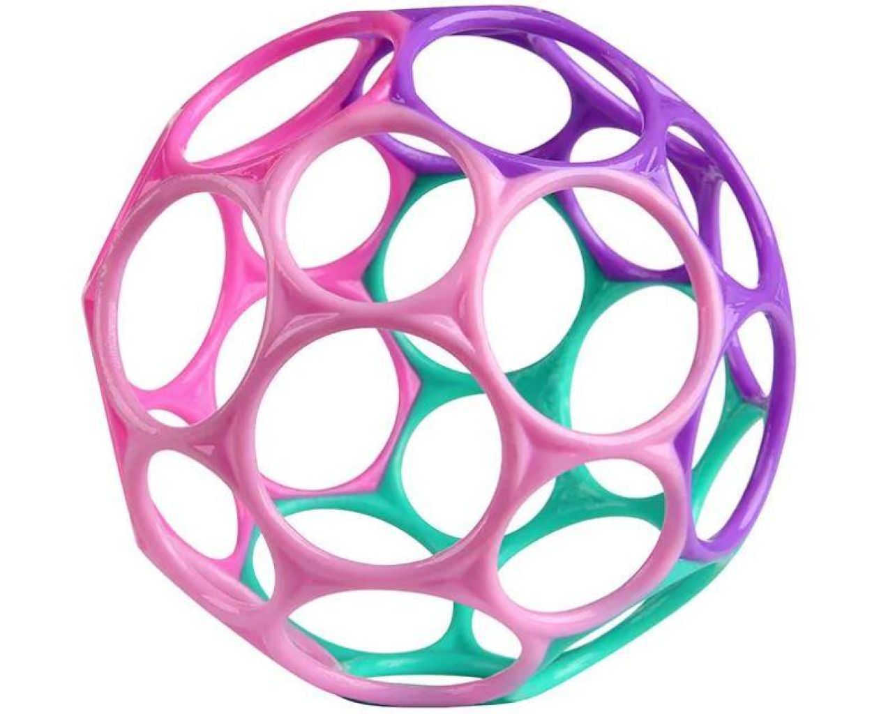 Oball Rammelaar Roze Paars (K12289) - SPADT - speelgoed met advies