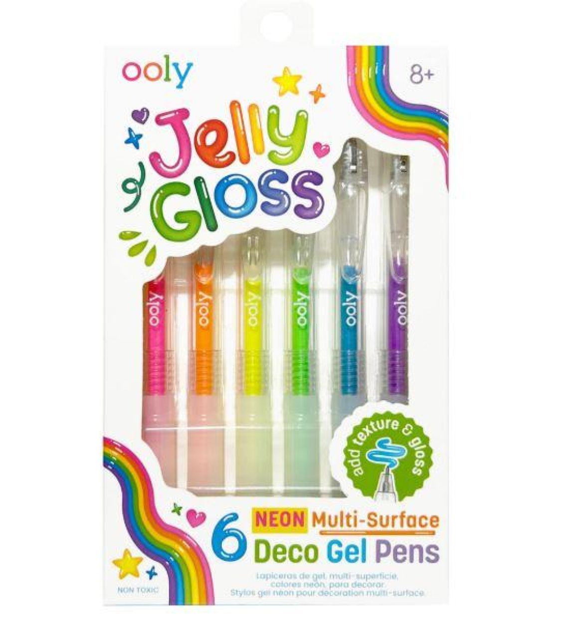Ooly Jelly Gloss Gelpennen (02.132-165) - SPADT - speelgoed met advies