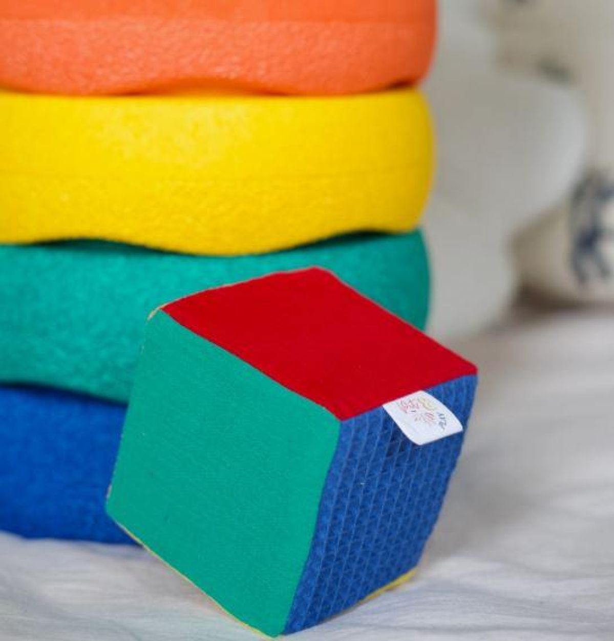 Pit & Play Dobbelstein Regenboog () - SPADT - speelgoed met advies