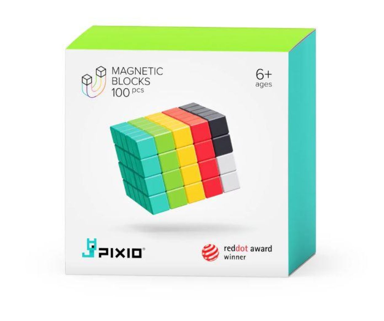 Pixio Design 100 Magnetische Blokjes (PX-20102) - SPADT - speelgoed met advies