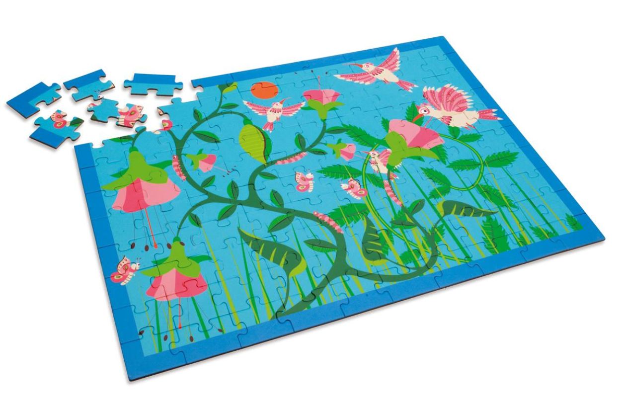 Scratch Puzzel Kolibries 100 stukken (6181093) - SPADT - speelgoed met advies