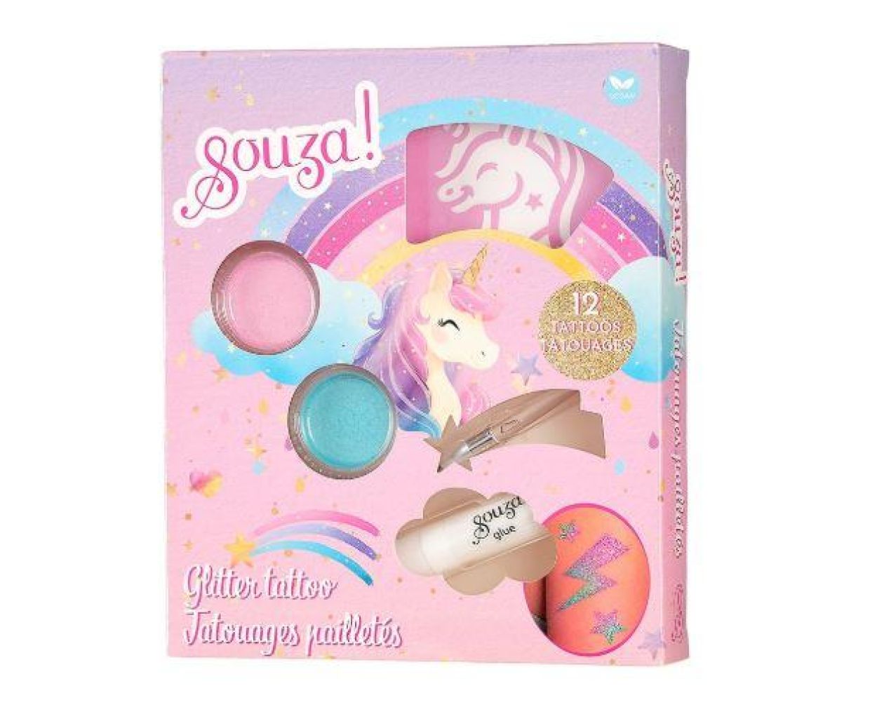 Souza for Kids Glittertattoos Unicorn (107729) - SPADT - speelgoed met advies