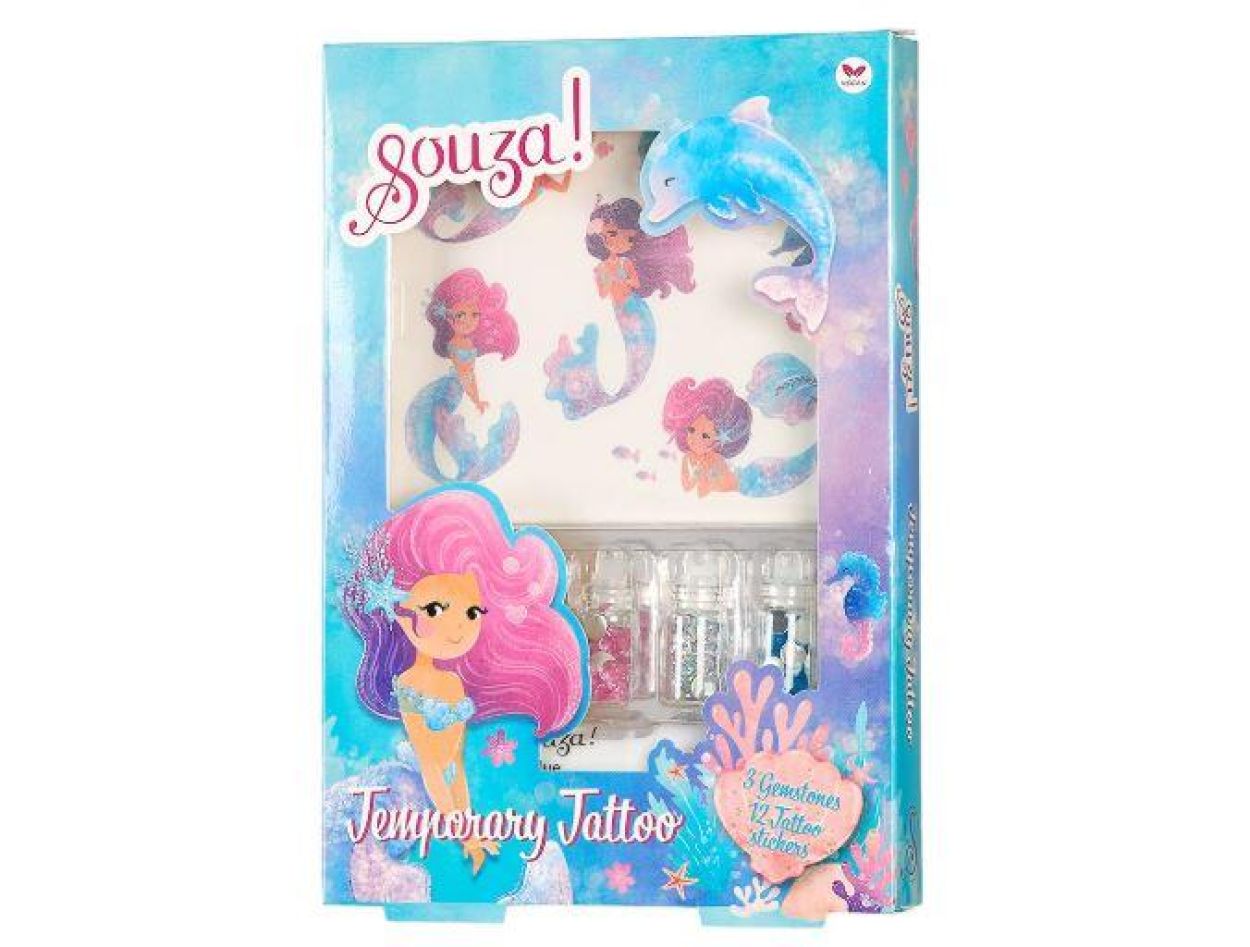 Souza for Kids Glittertattoos Zeemeerminnen (107731) - SPADT - speelgoed met advies