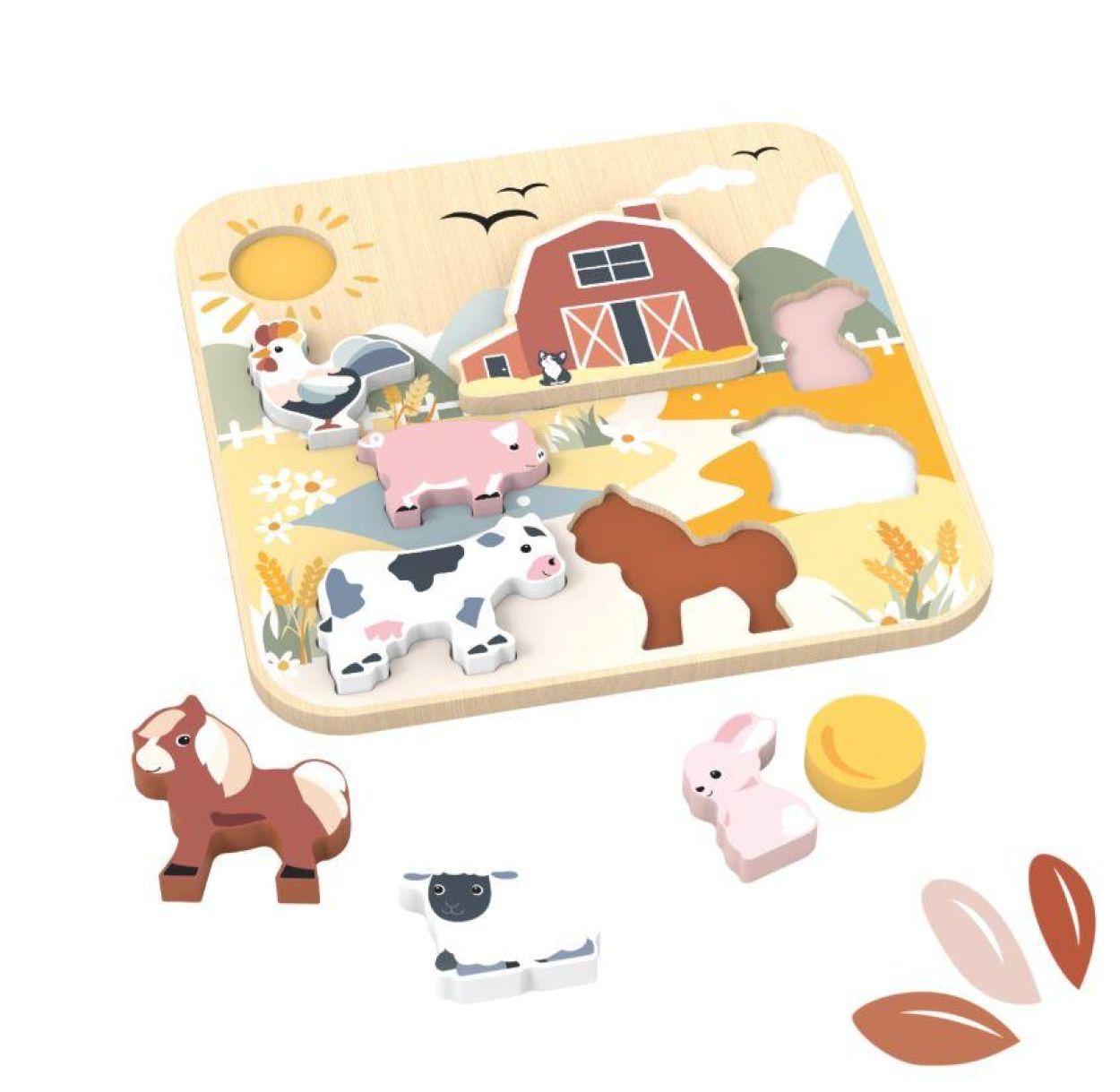 Speedy Monkey Jumbo Puzzel Boerderij (SP6013) - SPADT - speelgoed met advies