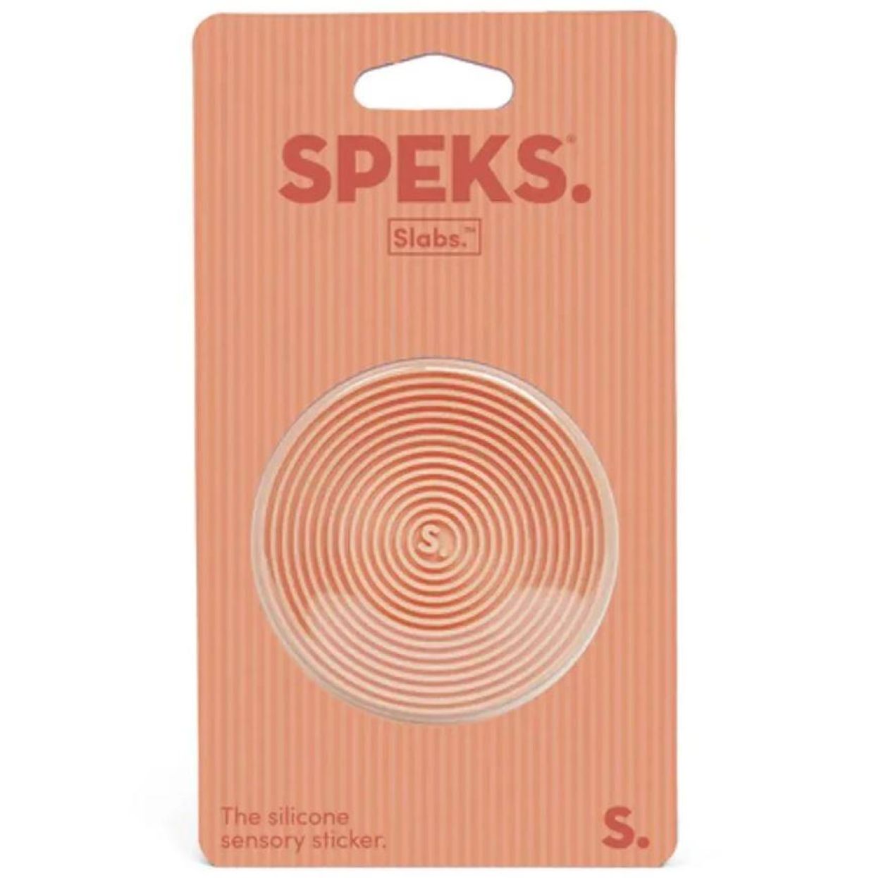Speks Slabs Sensory Sticker Circle Groove Orange (SlabsCircleGrooveOrange) - SPADT - speelgoed met advies