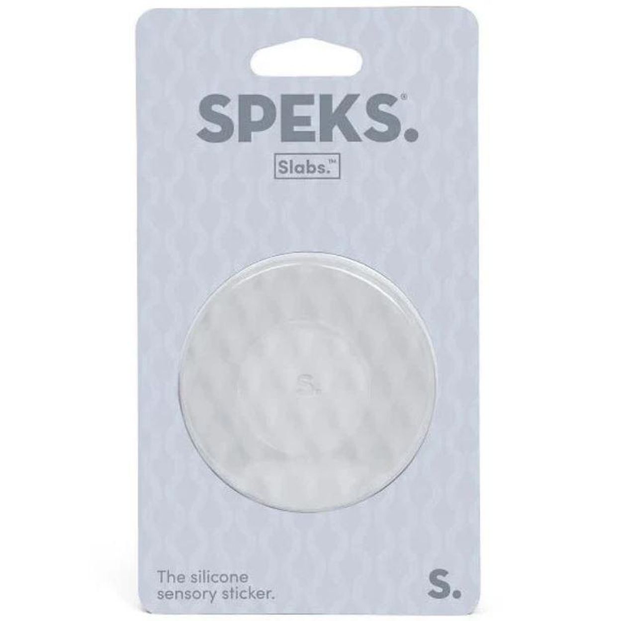 Speks Slabs Sensory Sticker Circle Mesh Grey (SlabsCircleMeshGrey) - SPADT - speelgoed met advies