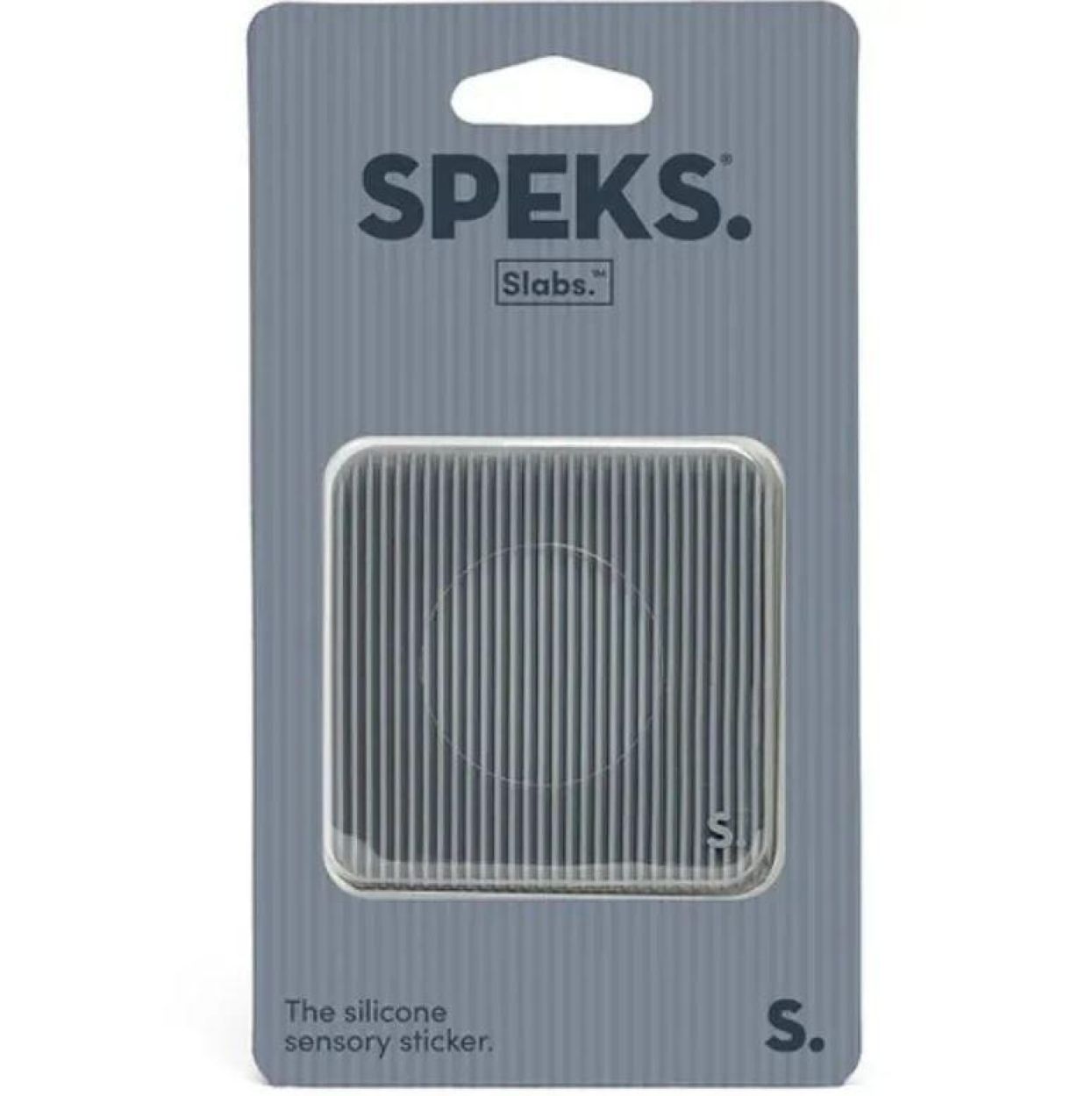 Speks Slabs Sensory Sticker Square Groove Grey (SlabsSquareGrooveGrey) - SPADT - speelgoed met advies