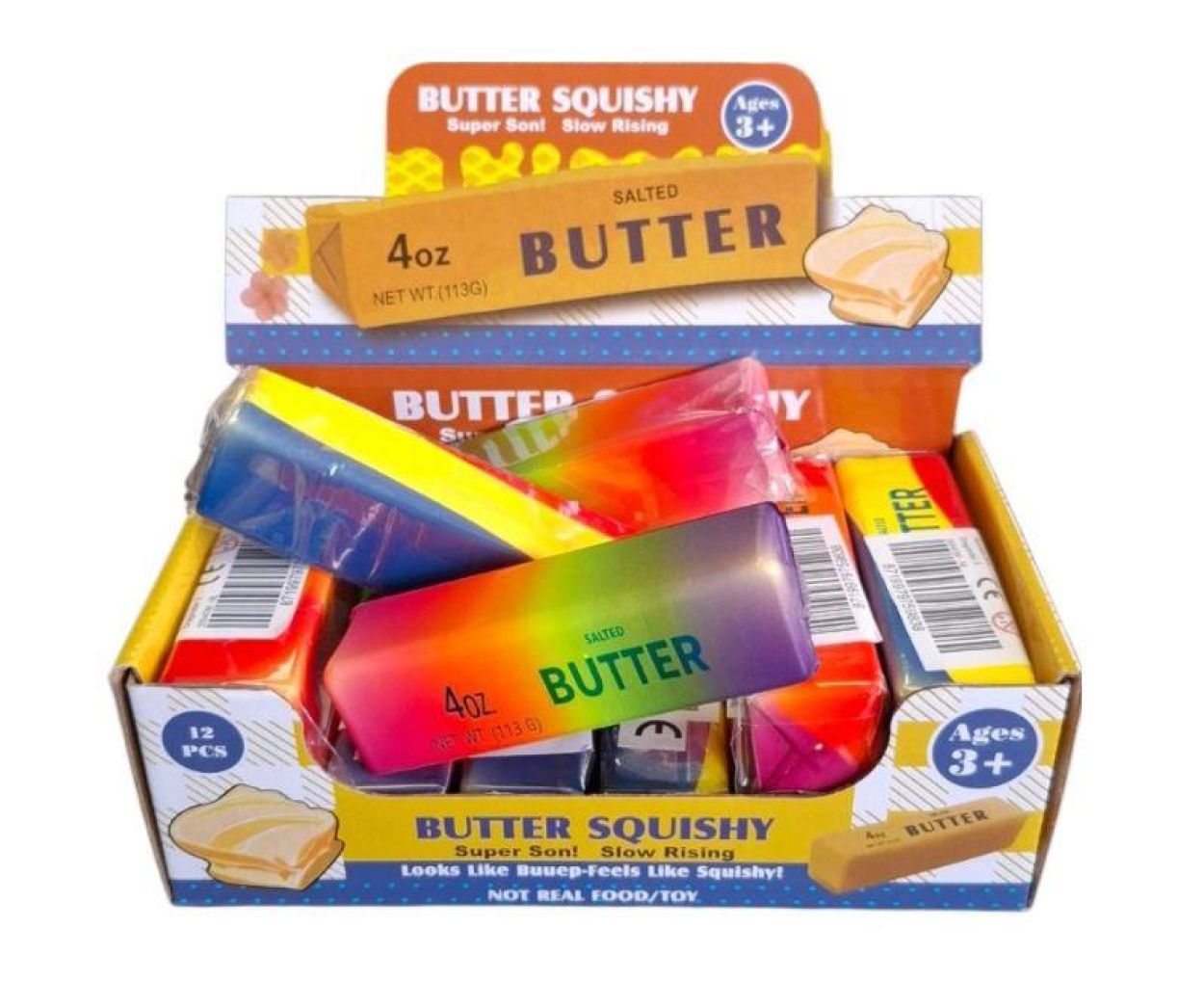  Squishy Butter Rainbow () - SPADT - speelgoed met advies