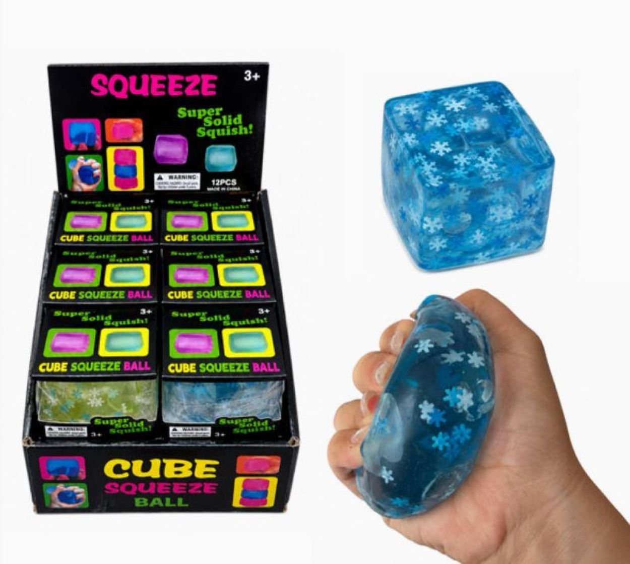  Squishy Cube Snow () - SPADT - speelgoed met advies