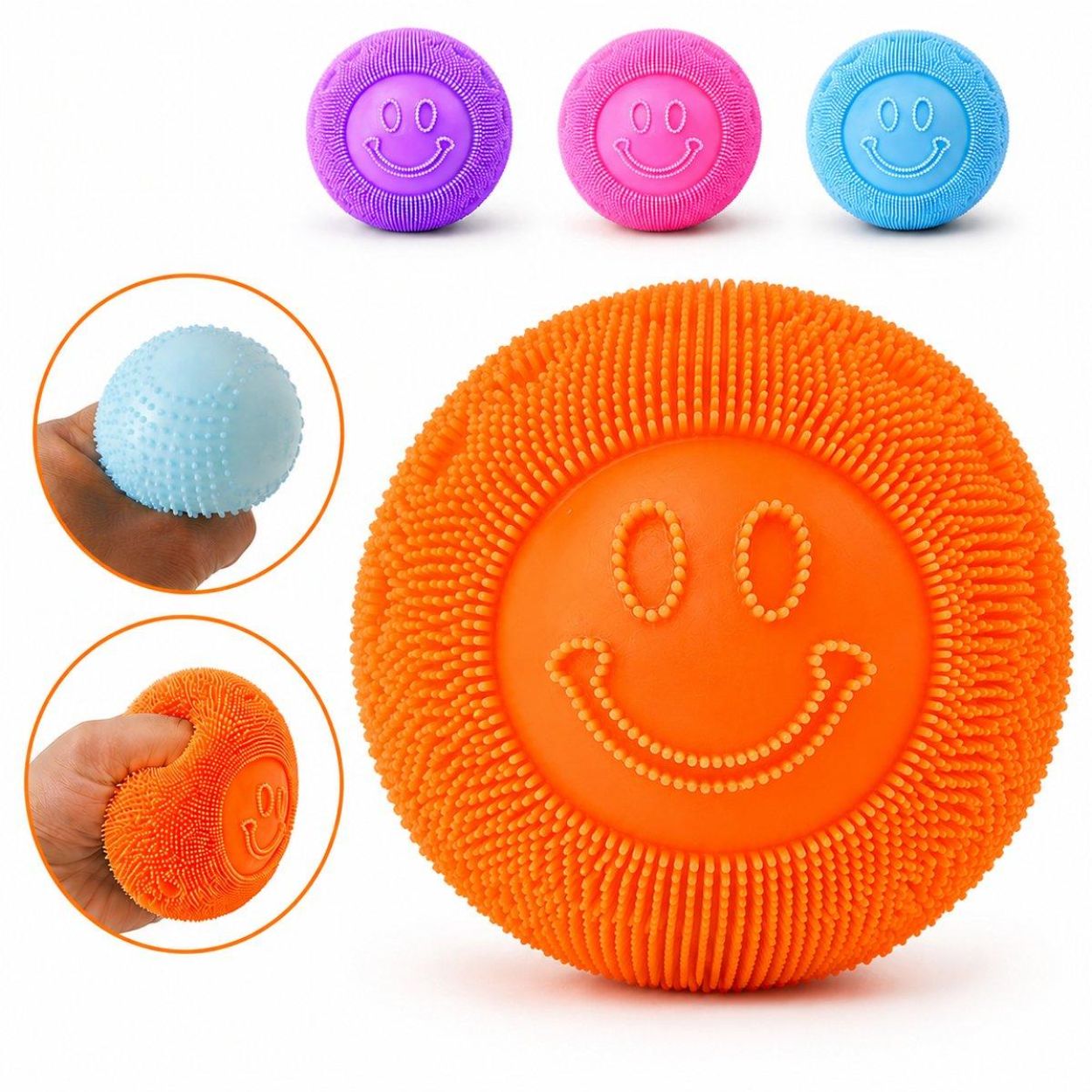  Squishy Happy Ball () - SPADT - speelgoed met advies