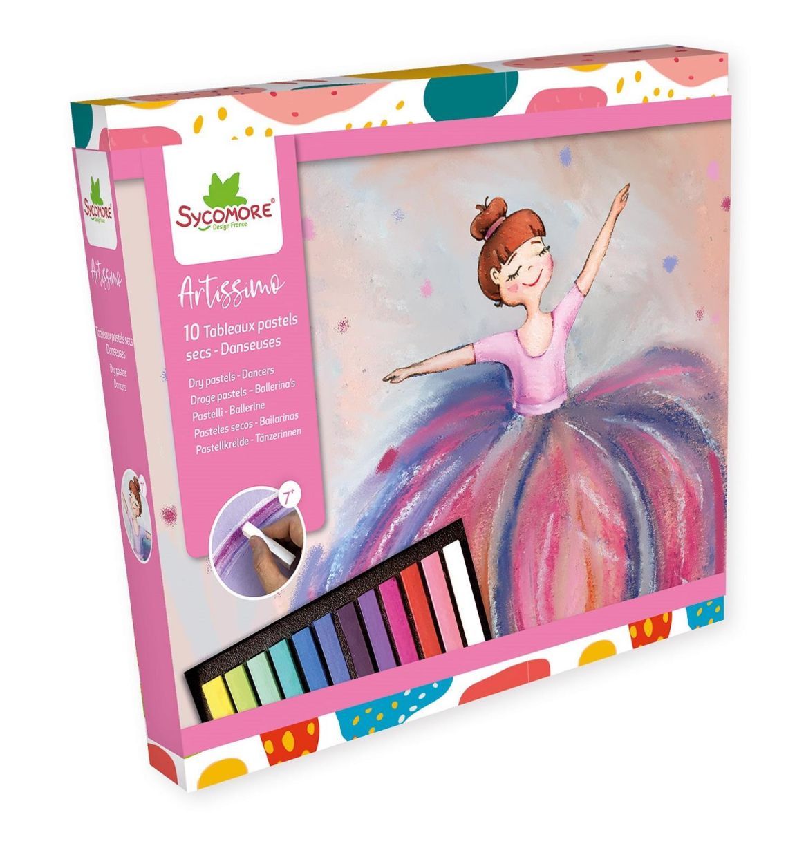 Sycomore Artissimo Droge Pasteltekeningen Ballerina's (SYCREA033) - SPADT - speelgoed met advies