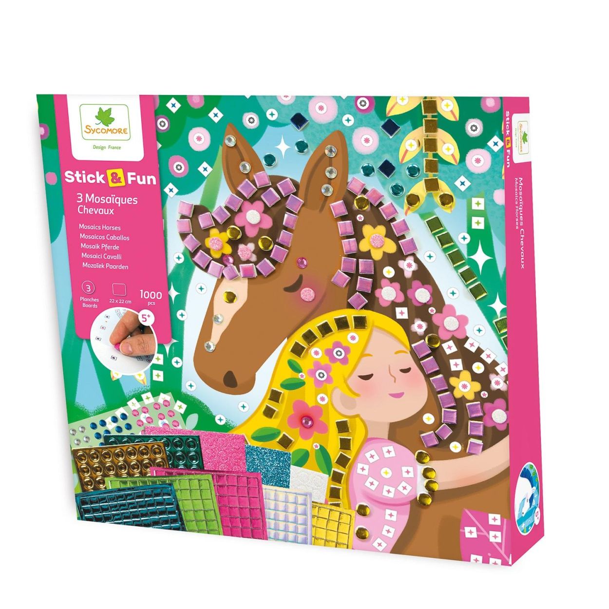 Sycomore Mozaïeken Paarden (SYCRE7045) - SPADT - speelgoed met advies
