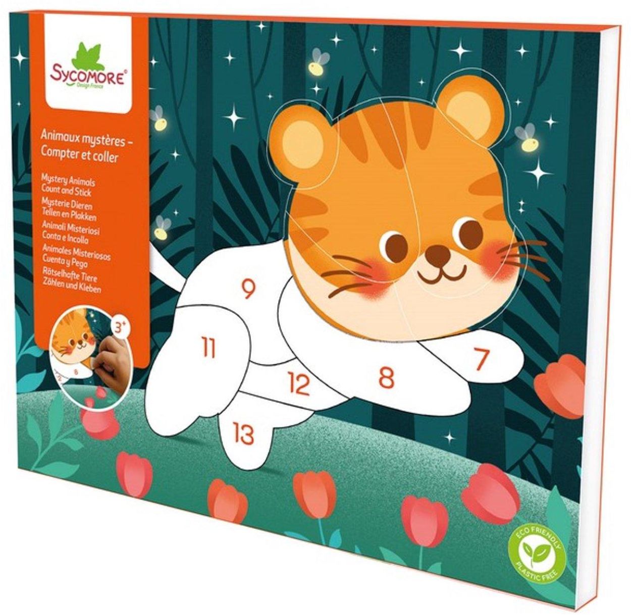 Sycomore Sticker op Nummer Geheimzinnige Dieren (CRE4116) - SPADT - speelgoed met advies