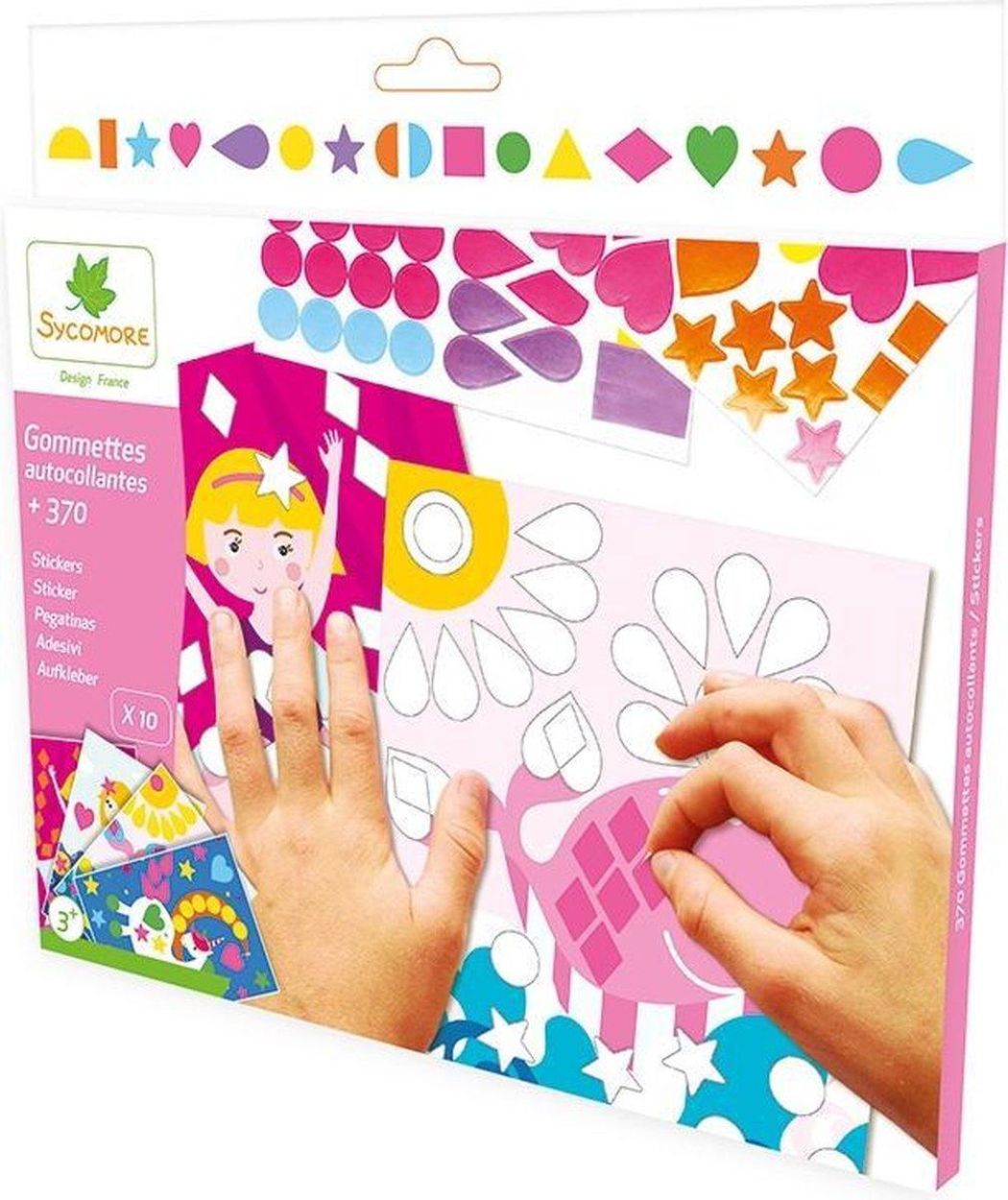 Sycomore Stickers en Plankjes om te versieren (CRE44030) - SPADT - speelgoed met advies
