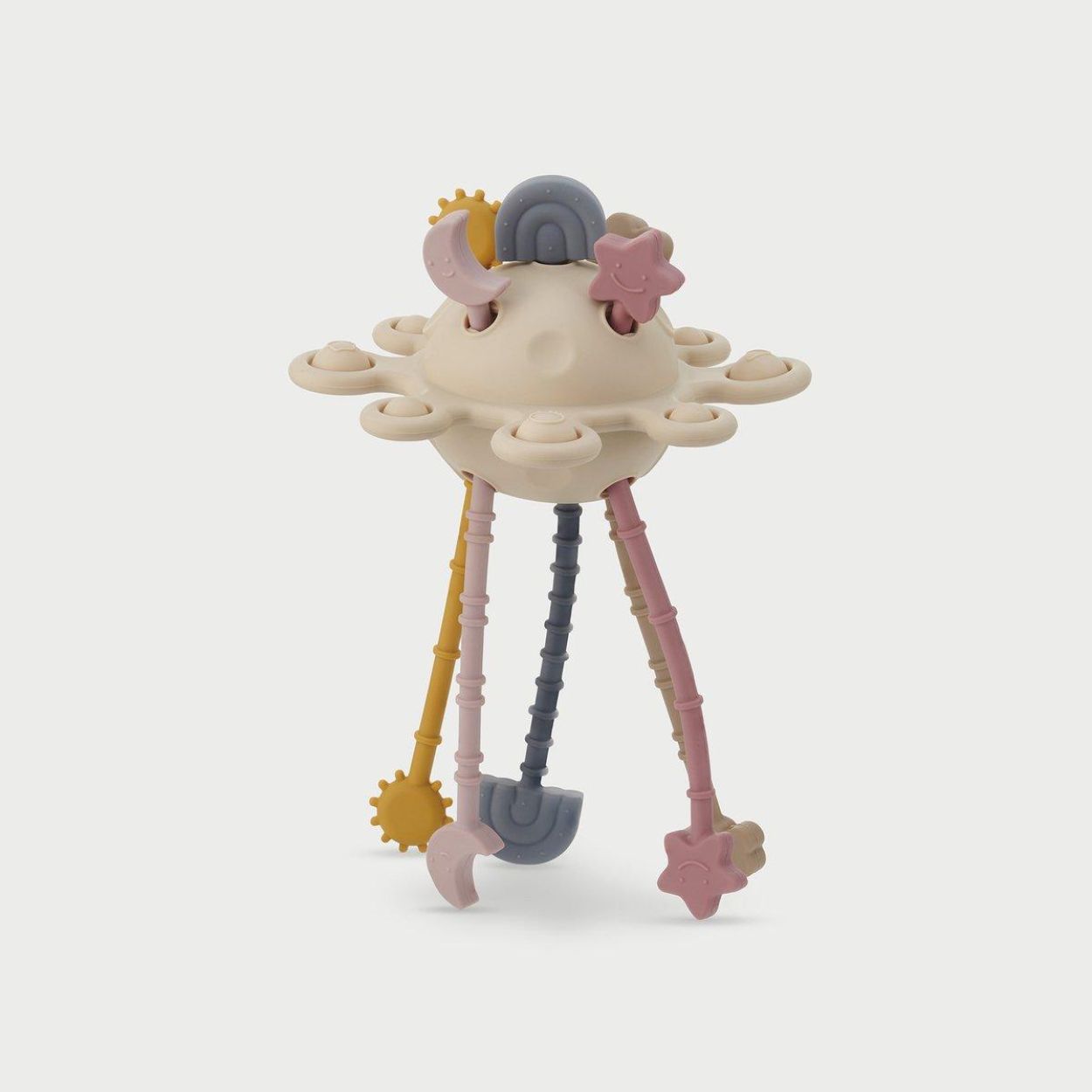 TickiT Silisoft Zip Pull Toy Earth (54567) - SPADT - speelgoed met advies