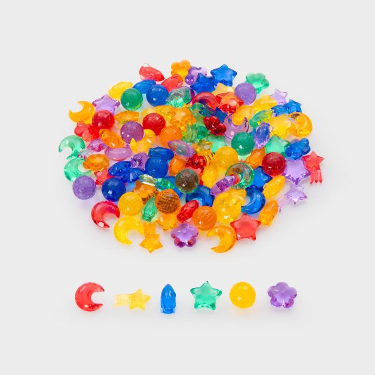 TickiT Transparante Sorteerfiguren Ruimtefiguren (73165) - SPADT - speelgoed met advies