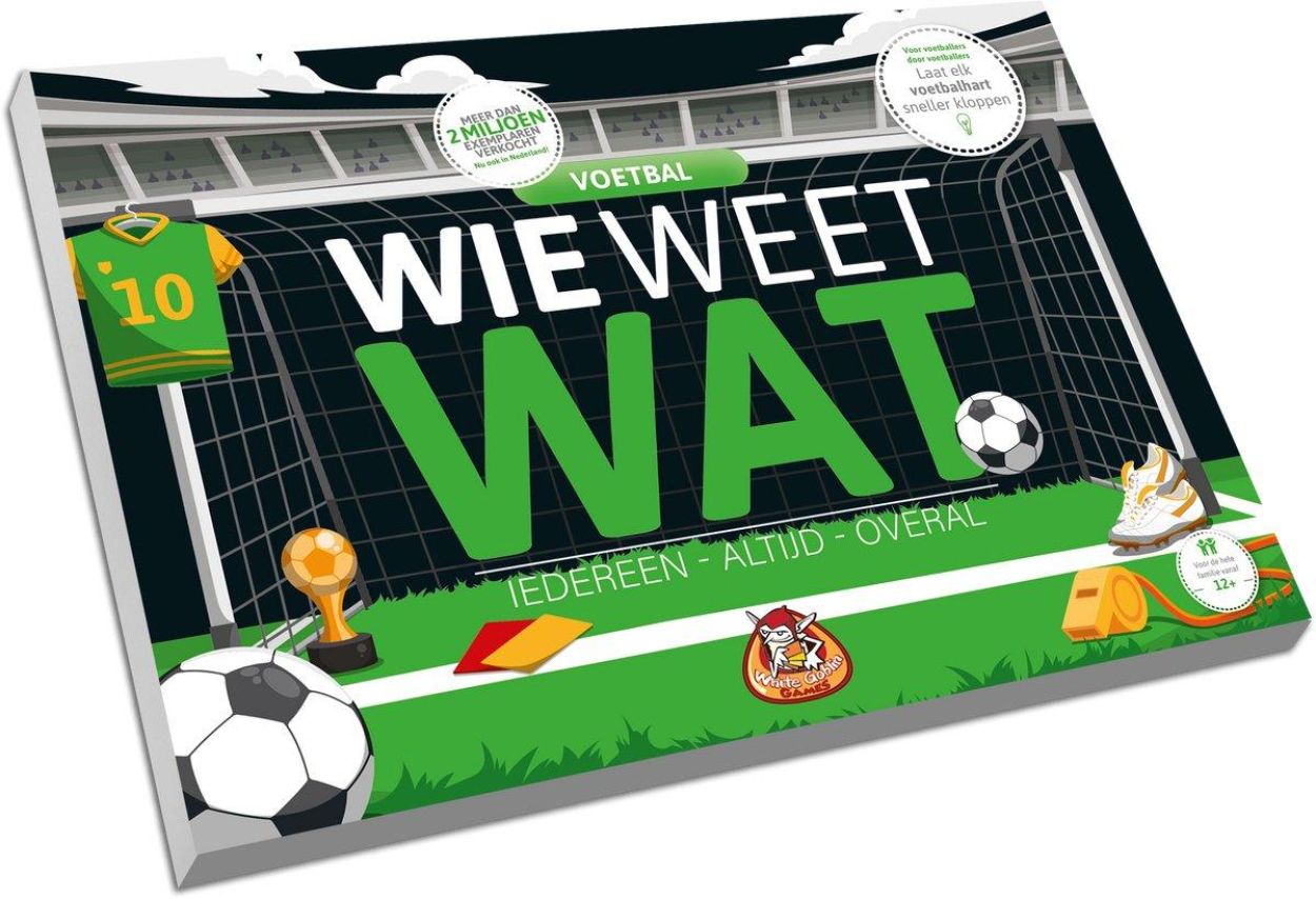 White Goblin Wie weet wat Voetbal (WGG2525) - SPADT - speelgoed met advies