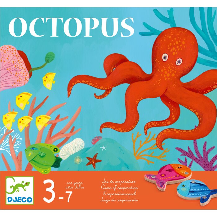 Octopus, coöperatief behendigheidsspel van Djeco