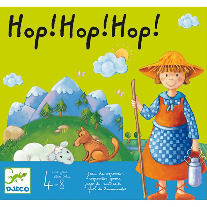 Hop hop hop, coöperatief spel van Djeco