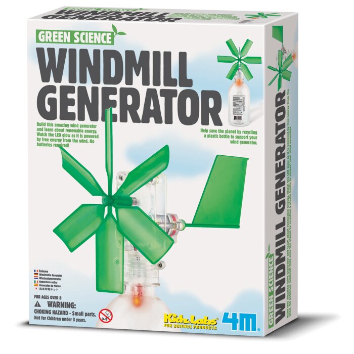 Doos van een 4M windmolen generator bouwpakket